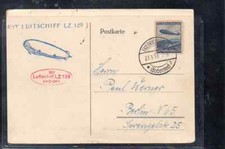 LZ 129 HINDENBURG 1. POSTFAHRT 23.3.1936 SONDERKARTE