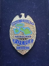 Obsolete police badge - police,