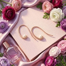 Rosegold Creolen 925 Sterling