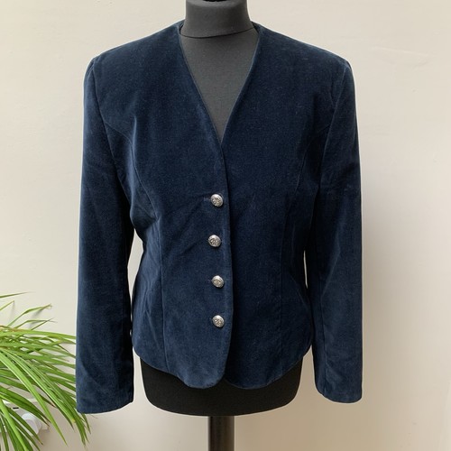 Vintage dunkelblauer samt - vintage,