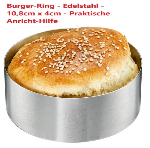 Burger buns ring bbq edelstahl - ring,