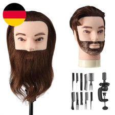 Mann Frisierkopf 100% Echthaar