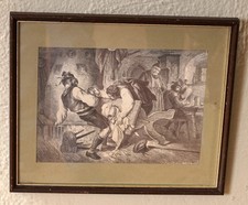 Schönes altes wandbild - altes, mit