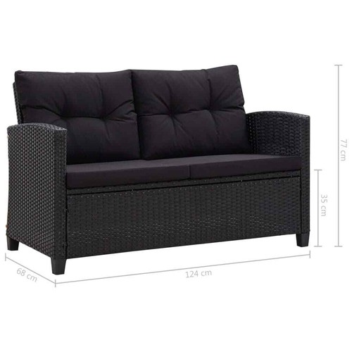 Sitzer gartensofa polyrattan - gartensofa,