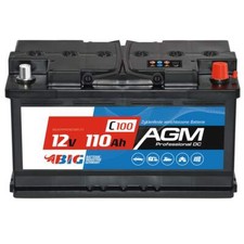 0% BIG Professional AGM 12V 110Ah C100