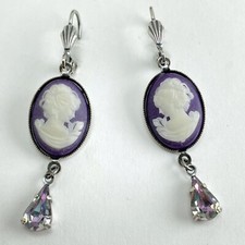 Gablonzer Gemmen-Ohrringe