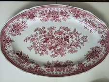 Villeroy & Boch V&B Fasan Rot Servierplatte Platte aus Porzellan 27 x 18 cm