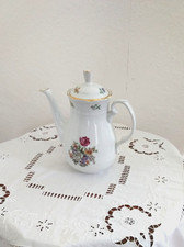 Kaffee-Kanne, Porzellan weiß