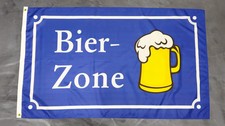 Fahne Flagge Bier Zone - 90 x