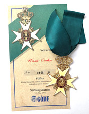 Göde Abzeichen --Wasa Orden-- Schweden