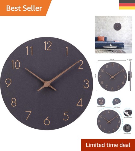 Moderne mdf holz wanduhr - moderne,