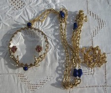 uralte lange Kette Edelsteine Lupe Revival Lorgnon aus Erbschaft!