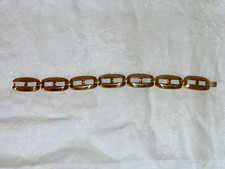 Vintage Armband Americ vergoldet, 60 er Jahre Style Retro - 20 cm - 1,5 cm