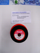 Serafil AMANN 30 er Faden Schwarz 900 Meter Nähgarn Reißfest sehr starker Faden