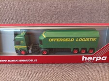 Herpa 1:87 OVP; 145336 MB Actros Glastransporter Sattelzug "Offergeld Logistik"