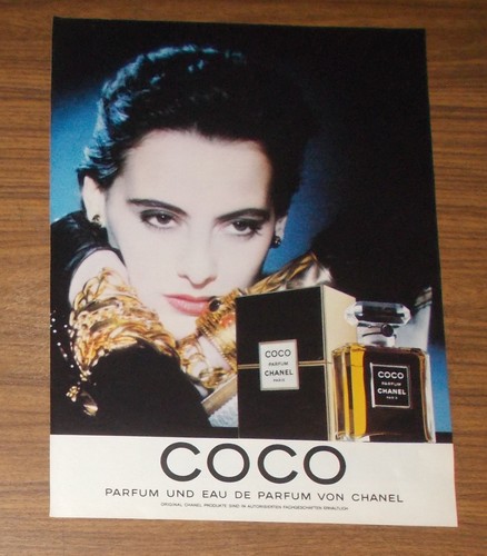 Seltene werbung vintage - vintage, chanel