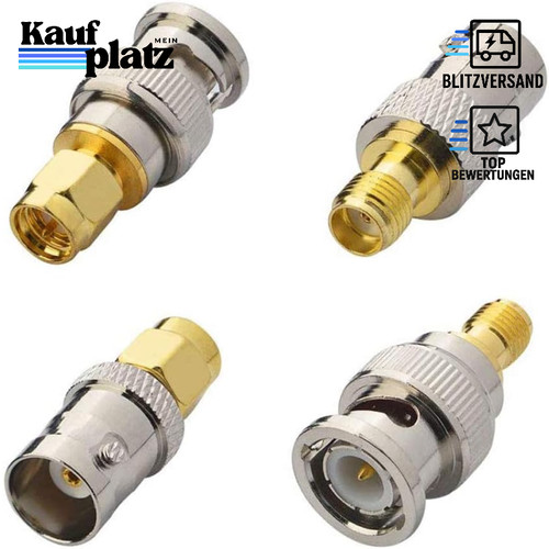 Sma bnc adapter 4 stk - sma, zu