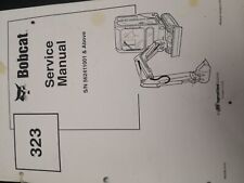25/ Bobcat Minibagger Service Manual Service Handbuch 323