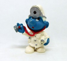 Arzt - Spiegel / Lampe silber - Die Schlümpfe / Schlumpf - Schleich 2.0037 - #1