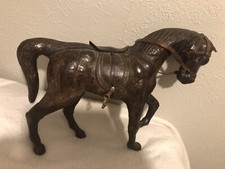 Lederpferd, Lederfigur,  26x33x10 cm Dekoration, Handarbeit!