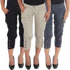 Damen Boyfriend Chino Bermuda