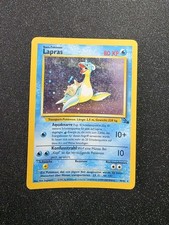 Pokemon Karte Lapras 10/62 Deutsch Fossil Holo