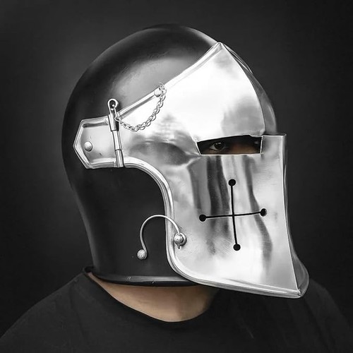 Mittelalter barbuta helm - mittelalter, |