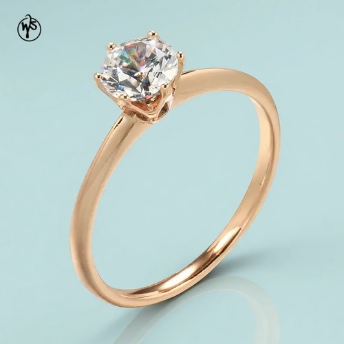 Ring mit weißen zirkonia - weißen,