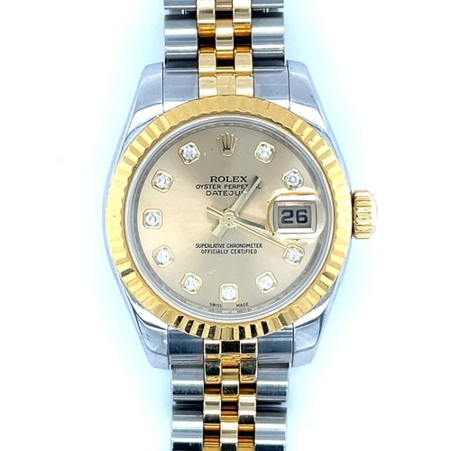 Rolex damen zwei - damen, 18k