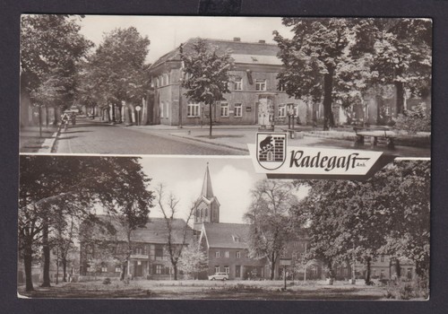 Ansichtskarte radegast sachsen - ansichtskarte,