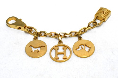 Hermes gold breloque - hermes,
