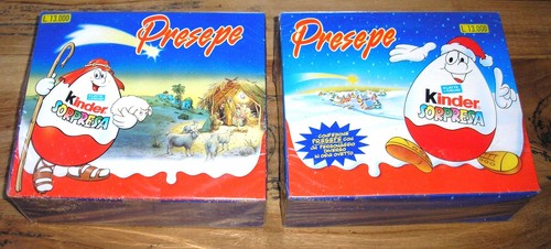 Kinder ferrero presepe - kinder,