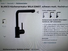 Küchenarmatur Blanco Mila