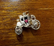 Charm anhänger kutsche mit - charm,