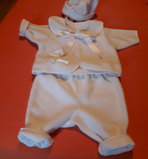 edler Baby-Anzug Für Taufe ,Festlichkeit,oder einfach zum Kuscheln,mit Mütze