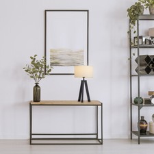 LED Tischleuchte skandinavisch Stoffschirm weiß T168-1 B-Ware