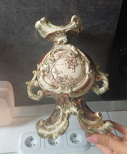 Dekorative keramikvase mit - keramikvase,