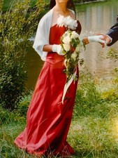 Hochzeitskleid Seide Gr.36