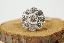 2,40 ct.  Brillant Ring 750 Gold Diamanten P1 H Ringgröße 50 Weißgold 18 K