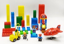 XL Lego Duplo Kreativ Starterset Bausteine Fenster Flughafen Flugzeug, 108 Teile