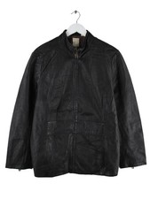 Vintage 00s Biker Leder Jacke