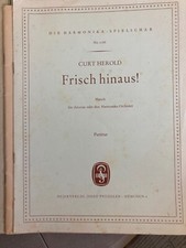 Frisch hinaus Marsch Curt Herold Preissler Orchester Partitur Akkordeon Noten