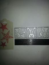 STanze Dies Big Shot Thinlits Hase aus Fenster einzeln verwendtb +Tag Stampin up