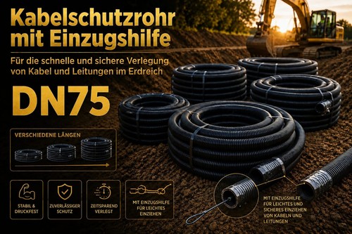 75mm kabelschutzrohr leerrohr - 75mm,
