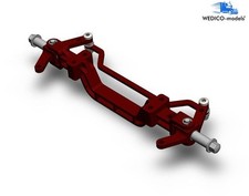 Aluminium-Vorderachse rot