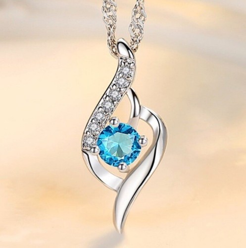 Damen halskette zirkon - damen,