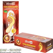 1-10er PACK THERMOPAD SOHLENWÄRMER WÄRMEPFLASTER 8H WÄRME FUßWÄRMER BW HEIZPAD