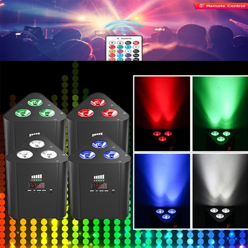Akku led par scheinwerfer - akku, rgbw