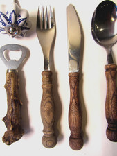 * Mittelalter Set * Echtholz