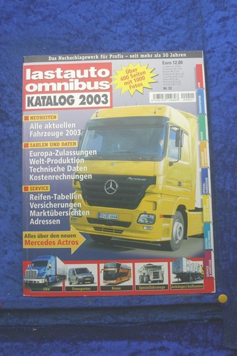 Lastauto omnibus katalog 2003 - lastauto,